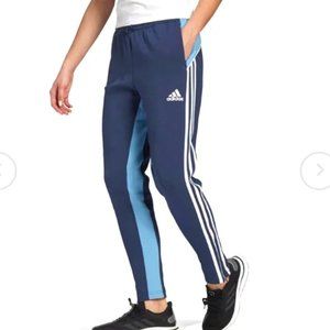 adidas Women's Sportswear Colorblock Blue Soft Knit Track Pants S